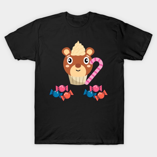 Sweet Bear Muffin T-Shirt by PJ-Shop